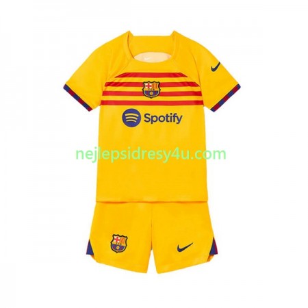 Fotbalový Dres FC Barcelona Dětské Čtvrtý 2022/23